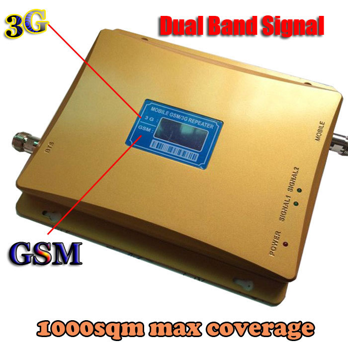 Здесь можно купить  LCD Display GSM 3G Signal Booster Repeater GSM 3G Amplifier 900 2100 Dual Band Booster Mobile Phone  Repetidor  Телефоны и Телекоммуникации