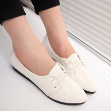 2015 new flat white nurse shoes Doug work shoe female leisure Women shoe hot selling