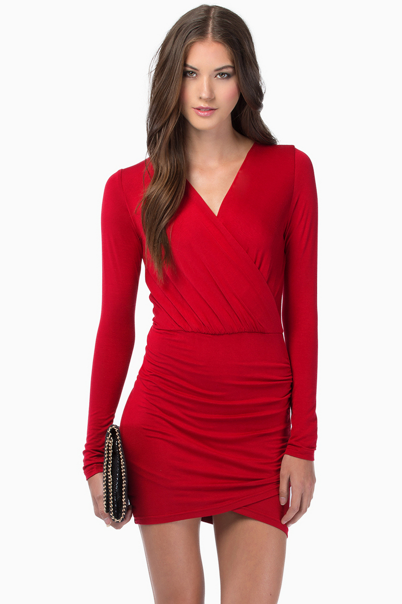 Rouge-noir-bleu-femmes-robe-d-été-2015-à-manches-longues-Sexy ... Rouge-noir-bleu-femmes-robe-d-été-2015-à-manches-longues-Sexy ...