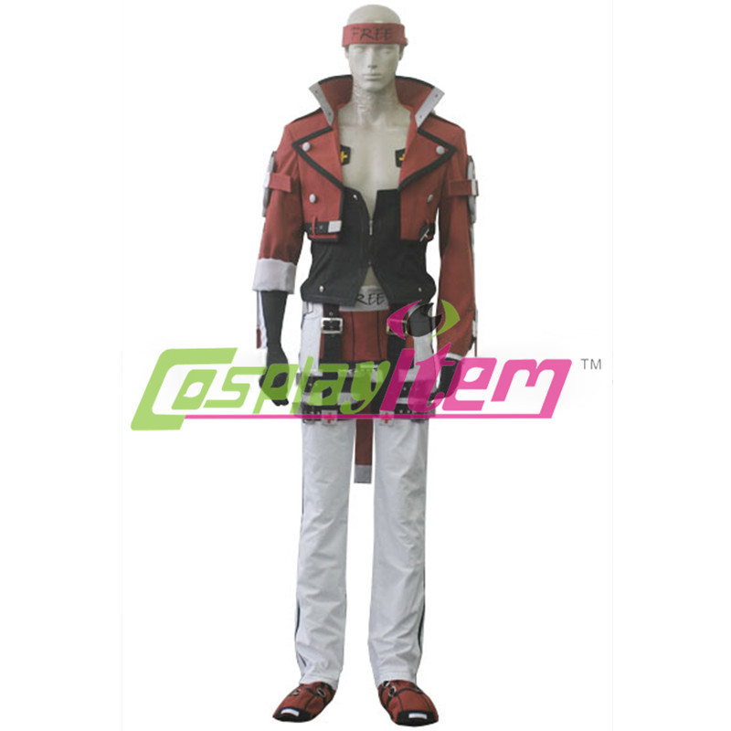 Customized movie Guilty Gear Xrd cosplay  Sol Badguy Cosplay costume