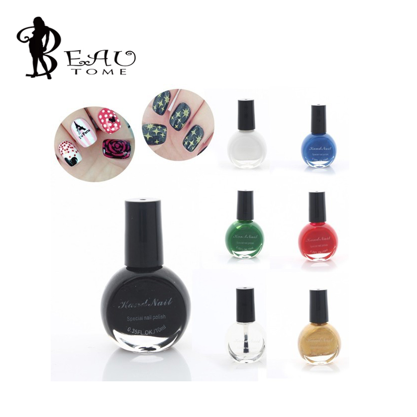 Beautome Hot Sale Fashion New 1pc 10ML Women Nail Polish Nail Stemping Polish Print Manicure Tool