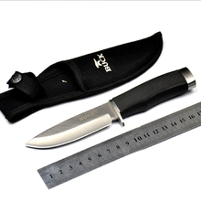 Hunting Knives 768 Outdoor Camping Knife 440C Stainless Steel Sliver Blade 8″ Length Free Shipping