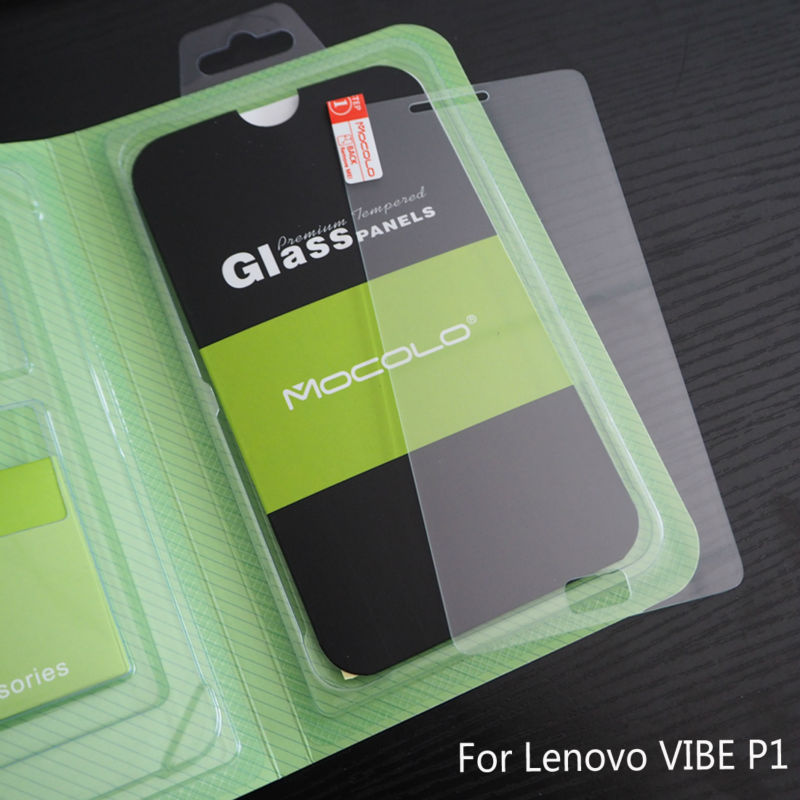 Original Lenovo Vibe P1 Mobile Phone Tempered Glass Screen Protector with Mocolo Retail Packaging and Mocolo