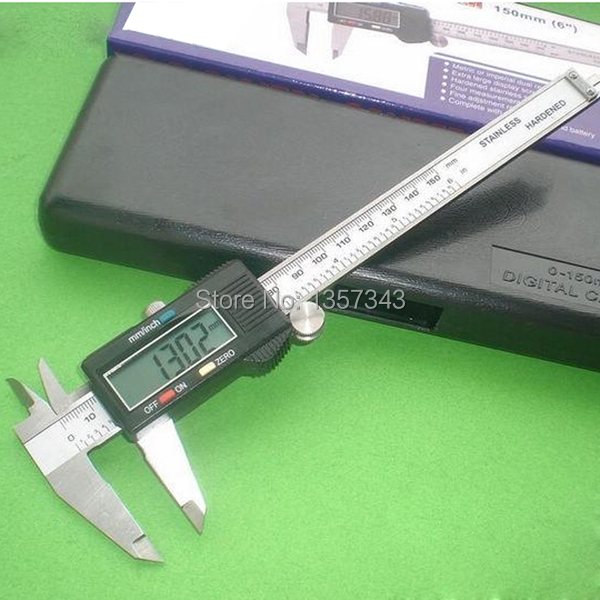 6 0~150 mm Widescreen Electronic Digital Vernier Caliper Micrometer Guage Accurately Stainless Steel Measuring tools
