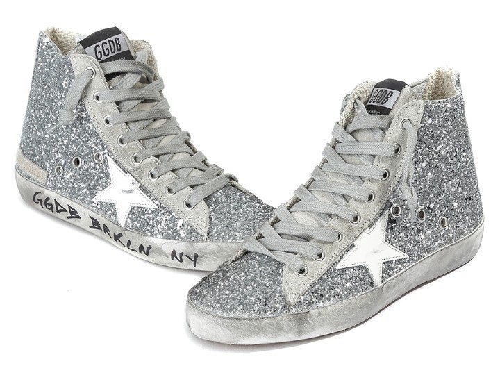 golden goose rosa glitter