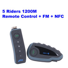 Fodsports 5 Riders Intercom Motorcycle Bluetooth Helmet