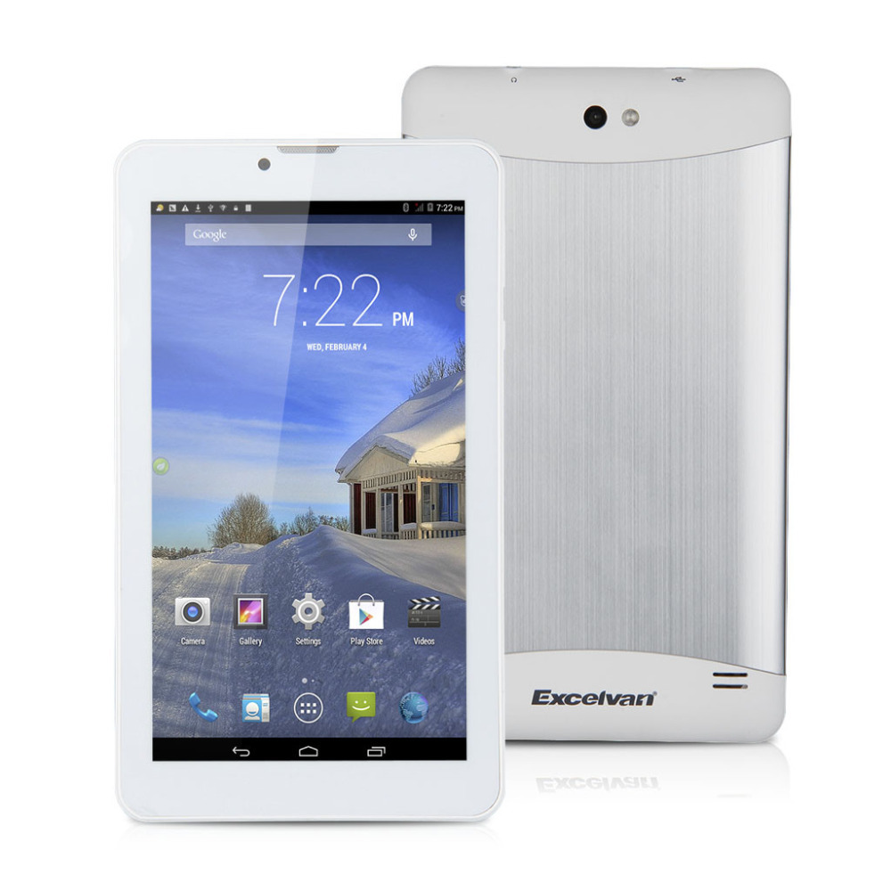 Excelvan Tablets Android 4 4 MTK6572 7inch Teclast 3G Dual SIM Dual Standby Dual Camera Bluetooth