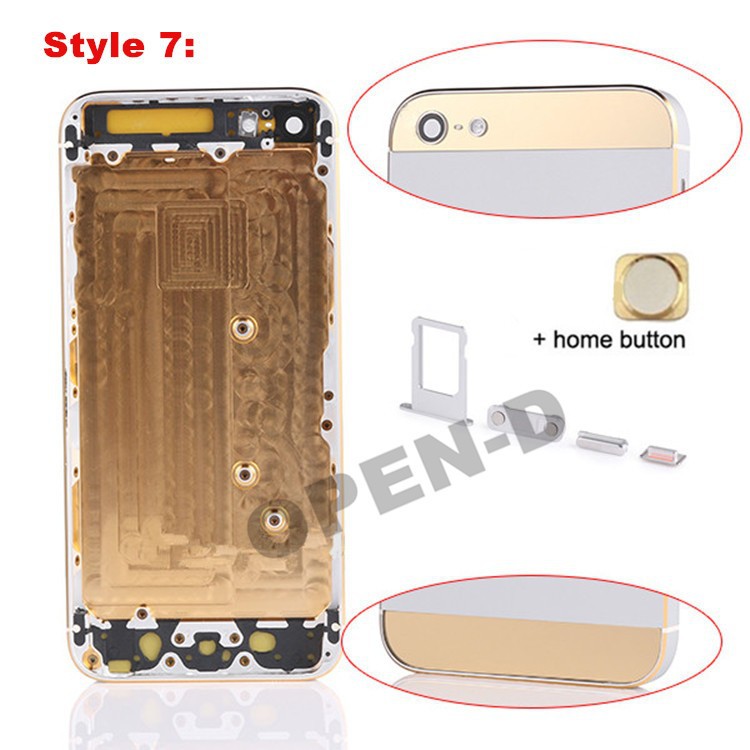 open-d black gold edge housing for iphone5 07