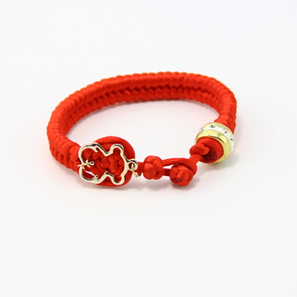 BB0145 New design handmade woven red string bracelet, women and girls bear cute Pierced bracelet !
