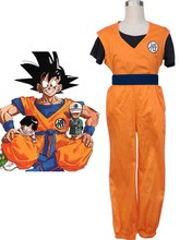 Free Shipping Dragon Ball Son Goku Character”GO” Uniform Anime Cosplay Costume
