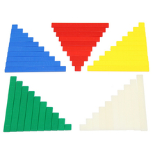 50Pcs Montessori Material Arithmetic Ruler Math Toys Kids Early Learning Toys Environmental Children Teaching Aids