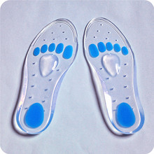 Full length silicon gel insole feet relieve foot pain silica pad for shoes arch support heel protection metatarsal massage soles