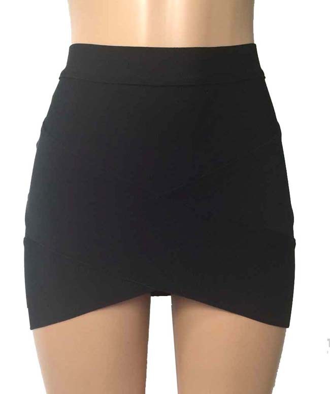 Bandage Rayon Good Elastic Women Skirts Mini Sexy Slim Pencil Clubwear Suitable Casual Formal Clothing HL135-2