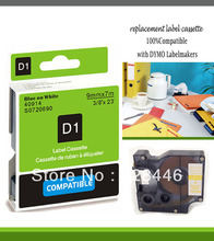 9mmX7m 9mm label blue on white tape 40914 compatible d1 label tapes with dymo d1 label printer