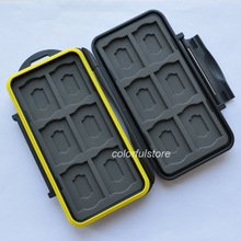 MC-SDMSD24 JJC Portable Waterproof Tough Memory Storage Card Case Box Wallet Holder for 24 Pcs Micro / SD Secure Digital Cards
