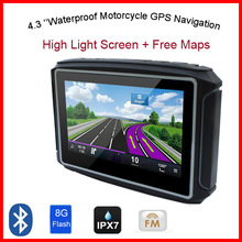 4.3″ waterproof motorcycle gps