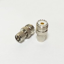 Miniuhf вилочная часть вилка переключатель увч женское джек RF коаксиальный адаптер конвертер прямой Nickelplated