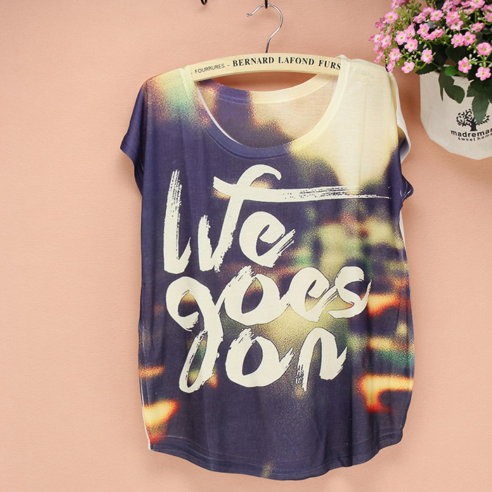 Women's dress printed tee