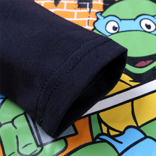 Multicolors Colors 3 8 Year Boys Ninja Turtles T shirt Children Spring And Summer Cotton Long
