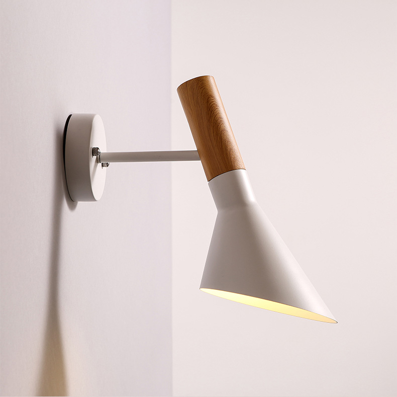 Nordic Contracted Loft Industrial Wall Sconce American Creative Led Wall Light Sitting Room Bedroom Vintage Wall Lamp