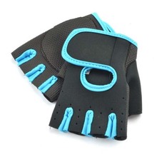 New Unisex Fahsion Patchwork Active Fitness Sport Gloves GYM Half Finger Weightlifting Gloves Exercise Training Wholesale