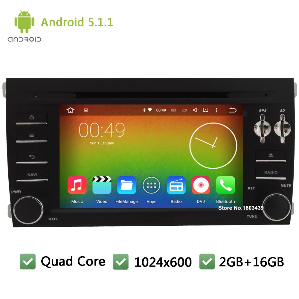 Quad core Android 5 1 1 2DIN 7 WIFI FM 1024 600 font b Car b