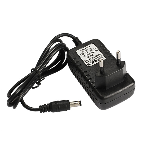 12W Power Supply Wall Charger Adapter AC 100 240V to DC 12V 1A Converter EU Standard