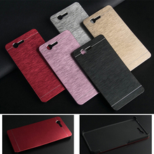 Luxury Brushed Metal Aluminium + PC material case For Sony Xperia Z3 Compact Z3 Mini D5803 D5833 M55W Hard Back phone case cover