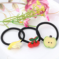 1 PC New Style Fruits Women Elastic Hair Bands Rubber Bands Headwear Hair Accessories Scrunchy Slice