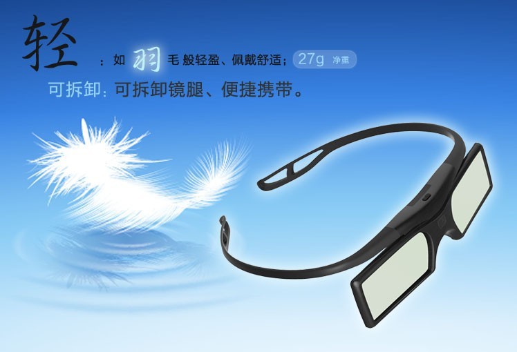 100% original 2pcs/lot Hisense 3D Active Shutter Glasses FPS3D08 For Hisense TV with original box