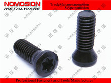 screws M3.5-0.5*8-60/T15-5.3mm-BK hand 5.2  black  100pcs/bag  bolt Torx cutting tools