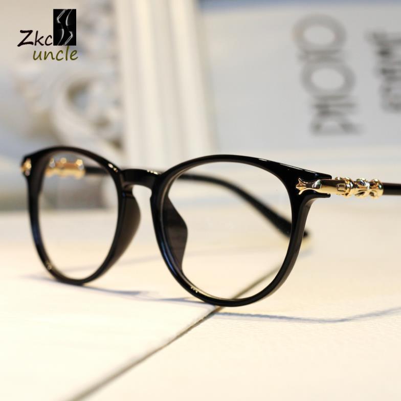 2015-brand-eyeglasses-K-heart-round-gold-metal-legs ...