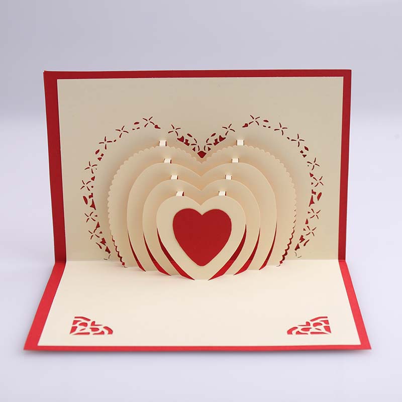 Wedding card Creative Kirigami u0026 Origami Pop UP Greeting u0026 Gift Card ...