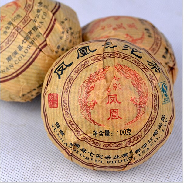 Wholesale High Quality 2002 Premium Yunnan Puer Tea Old Tea Tree Materials Pu Erh 100g Ripe