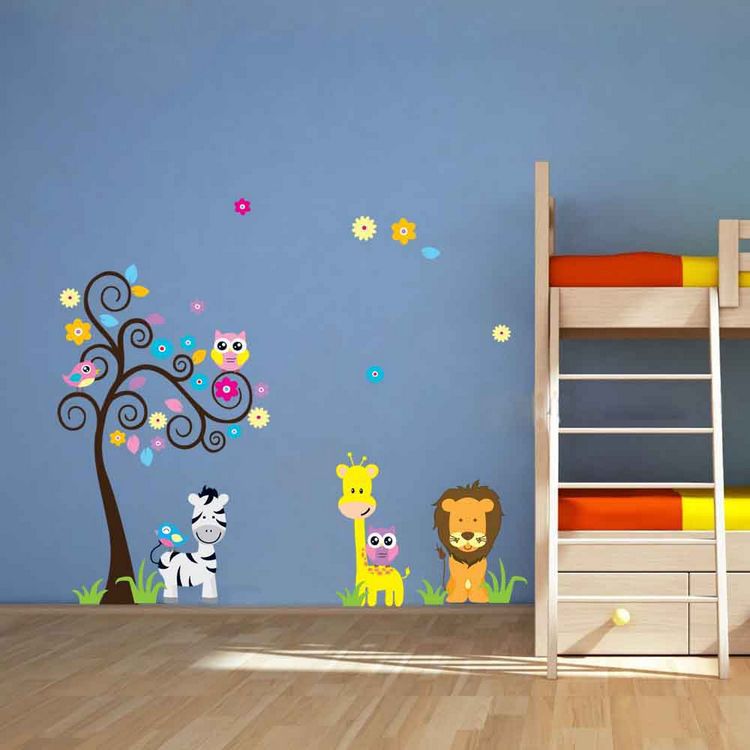 Cuarto de bebe niño animales: decorar la habitación del beb con ...