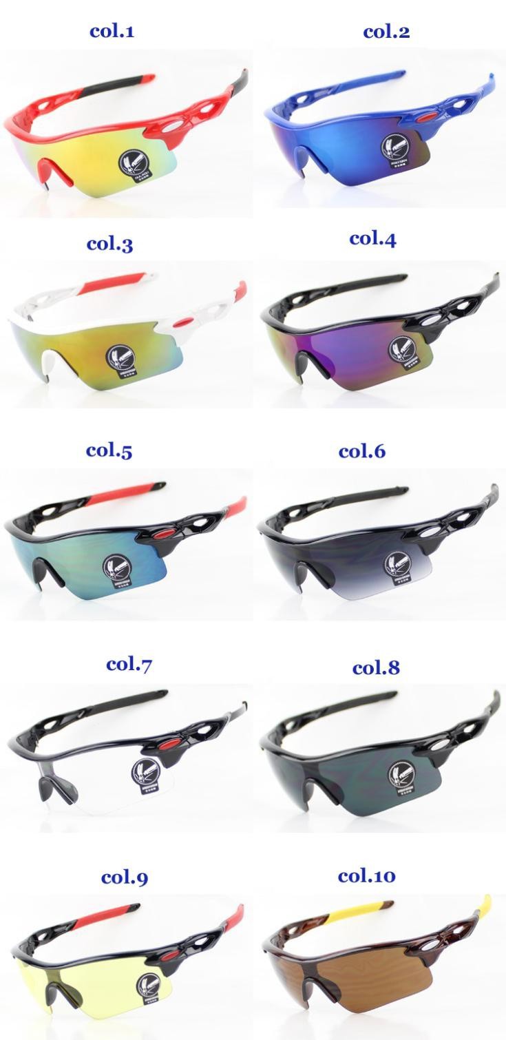 2015 Men Women Cycling Glasses UV400 Outdoor Sports Windproof Eyewear