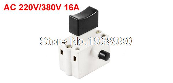 A`DPST NO Trigger Switch`for Electric Hammer Drill XL 6 AC 125V 16 10 A 250V 8 