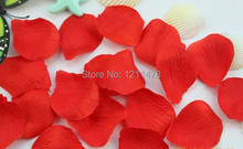 Beautiful and cheap pink white and red artificial silk rose flower petals for wedding decoration and