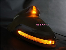 LED Dedicated Rear view Mirror Lights with Cover Yellow LED Turn Signals Light case for Buick