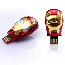 Iron Man Mini USB Flash Drive 8GB 16GB 32GB 64GB 128GB 256GB 512GB 1TB 2TB Pen Driver Pendrive Flash Memory Card Stick Key Gift