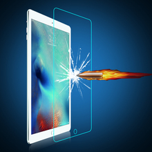 Tempered Reinforced Glass Screen Protector Film Case For iPad 2 3 4 /5 Air For iPad Mini 1 2 3 4 Clear Front Films + Retail Box