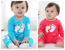 S600 A 2015 Hot sale New Long Sleeve 0 2 years old baby clothing sport suit