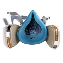 N95 7502 7 Piece Suit Respirator Painting Spraying Face Gas Mask Free Shipping