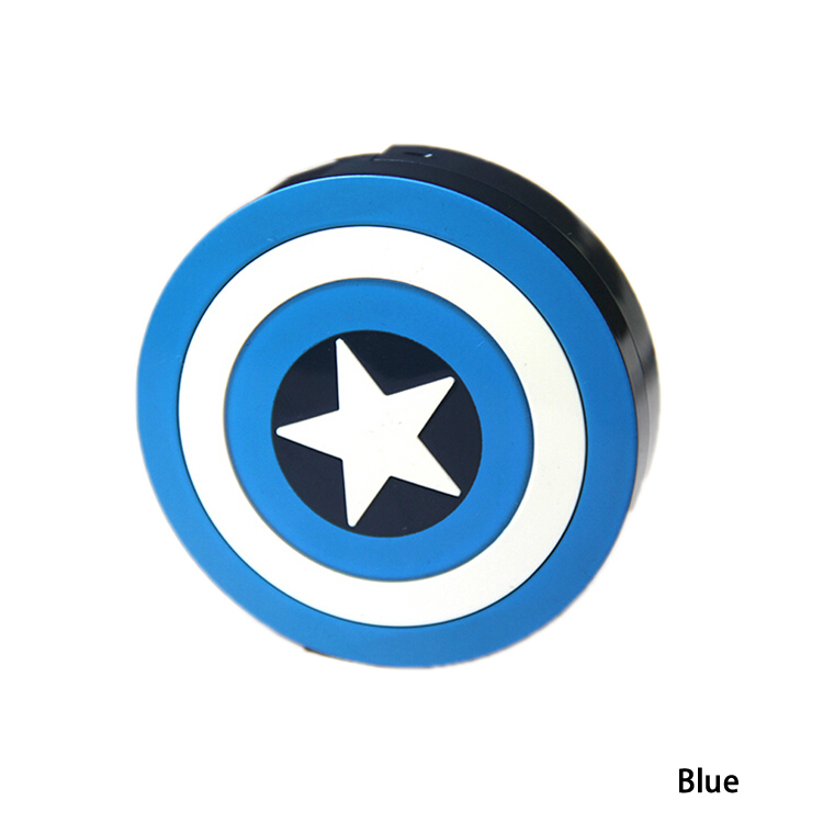 Hot Sale Fashion Contact Lens Care Box 3 Colors Captain America Cartoon Image Eyeglass Accessories GS