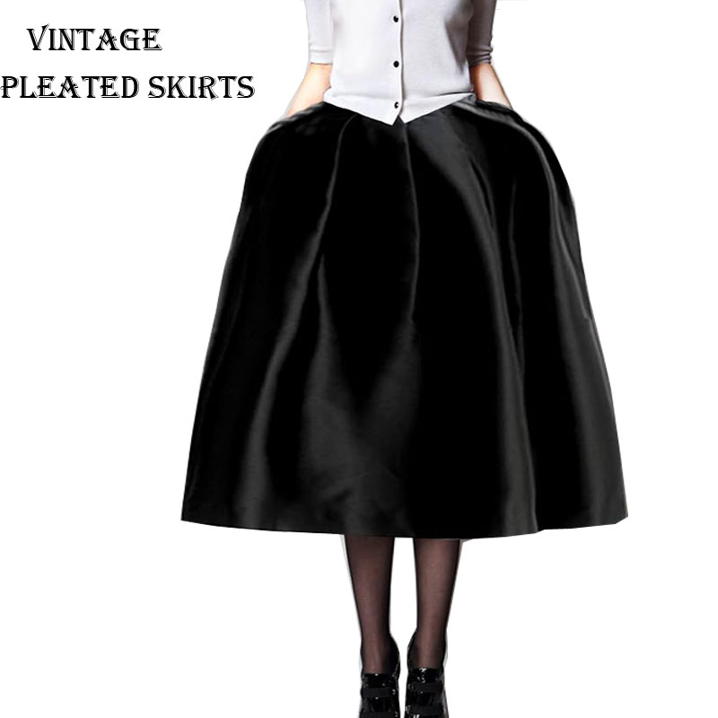 Maxi Skirt Vintage Tutu Skirt Women Spring Summer ...