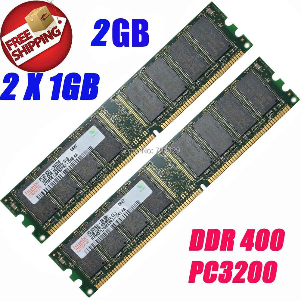  ! 2  ( 2 X 1  ) DDR 400  PC3200 pin Non-ECC     