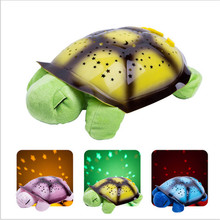 Musical Turtle Led Night Light Sky Star Novelty Lamp Children Toy Song Music Lighting Baby Sleep Light In Pink Yellow Green Blue