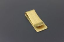 Edc Stainless steel coin gold copper money clips metal metallic hollow holder for mens money purse