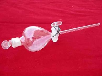 500ml glass ball typed separatory funnel with glass stopper