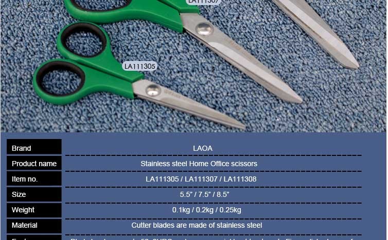 Description Picture 4 of itemLAOA 5 Inch Stainless Steel Tailor Scissors Sewing Fabric Cutter Embroidery Thread Scissor Tools for Sewing Shears